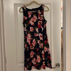 Floral knee length dress